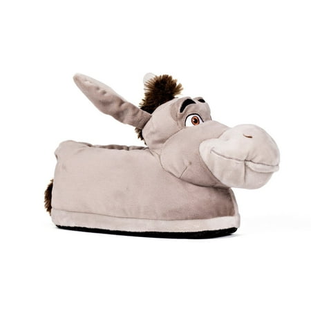 Image of 2102-3 - DreamWorks Shrek - Donkey Slippers - Large - Happy Feet Mens and Womens Slippers