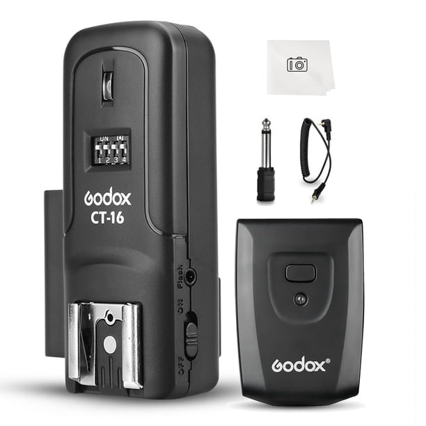 Kit receptor inalámbrico con disparador de flash para radio Godox CT-16