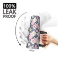 thumbnail image 3 of 40oz Pioneer Flower Floral Print Pattern Insulated Tumbler with Handle, BPA-Free Leak Proof Lid and Straws, Double Wall Vacuum, Hot 12h/Cold 34h, 3 of 6