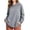 Gray, variant on Hilenly Oversized Hoodies for Women Long Sleeve Pullover Hoodie Hooded Sweatshirts Comfort Travel Outfits