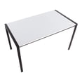 thumbnail image 6 of LumiSource Black Metal, White Wood Fuji Dinette Table, 6 of 9