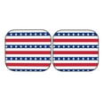 thumbnail image 7 of Daiia American Patriotic Stars And Stripes 2PCS Car Windshield Sun Shade, Foldable Sun Shield for Car Front Window, Auto Sun Blocker Visor Protector Universal for Truck SUV Pickup-Small, 7 of 7