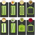 thumbnail image 3 of Vegetable Chopper, 15 in 1 Food Chopper, Manual Hand Chopper,Pro Onion Chopper Veggie Cutter Garlic Chopper, Multifunctional Dicer Slap Press Slicer Chopper with 8 Blades, Container, Hand Guard, 3 of 7