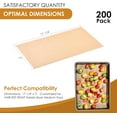thumbnail image 2 of KitchenRaku 200 Pack Parchment Paper For Harvest Right Freeze Dryer Trays, Disposable Accessories for Freeze Dryer Trays, Prevent Food Items From Sticking (PPA12, 17 1/4" x 7", Medium), 2 of 7