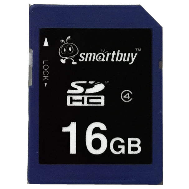 Smartbuy 16GB SDHC Class 4 Flash Memory Card SD HC Secure ...