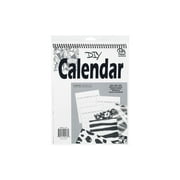 Accent Design Paper Accents DIY 8.5x11 Blank Calendar – 14-Month Portrait White Blank Calendar Sheets for Wall, Desk, or Planner – Undated Customizable Monthly Organizer