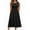 Black, variant on Zeagoo Sleeveless Dress for Women Summer Midi Dress Dress Round Neck Tshirt Dress Plain Casual Loose Fit Shift Dresses Aline Sundress