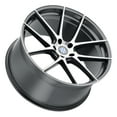 thumbnail image 2 of Beyern Ritz 17X8 5X120 15Et 74.1Cb Gloss Gunmetal W/ Brushed Face Wheel, 2 of 3