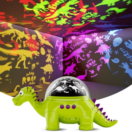 Dan&Darci Dino Projector Night Light for Kids, Dinosaur Toys, LED Multicolor Night Lights