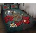 thumbnail image 2 of Juego de cama acolchado Yap - Blue Turtle Tribal, 2 of 6