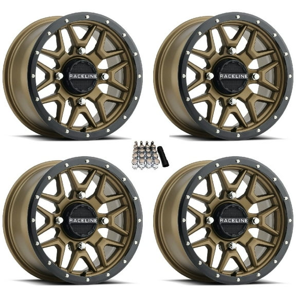 Raceline Krank UTV Wheels/Rims Bronze 14" Kawasaki Mule Pro FXT