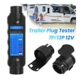 thumbnail image 3 of TAPDRA Heavy Duty Trailer Circuit Tester For 7Pin 13Pin, Black Tester For Trailer Truck Caravan Reverse Brake Light Testing, 3 of 8