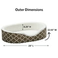 thumbnail image 5 of MidWest Homes for Pets QuiteTime Teflon Nesting Dog/Cat Pet Bed, Brown, 29 in, 5 of 6