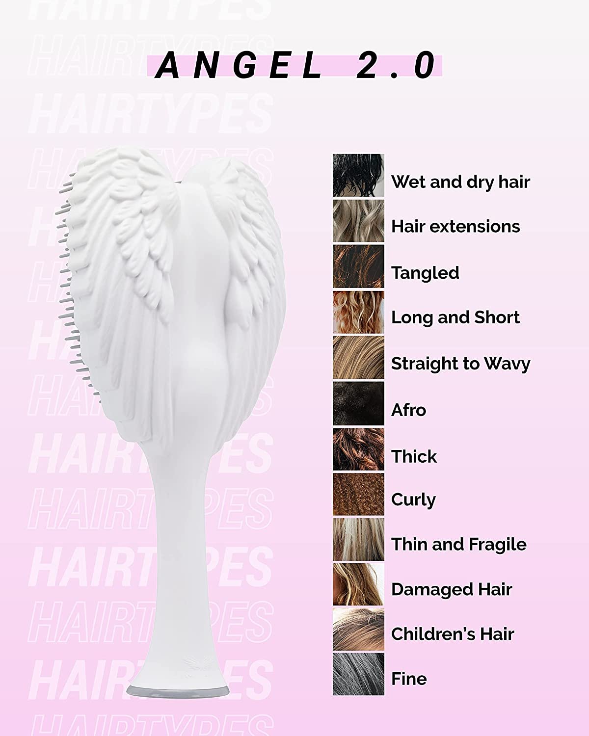 How to Brush Curly Hair – Tangle Angel