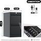 thumbnail image 2 of 2-cajón negra metal file gabinete con lock, 2 of 6