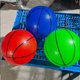 thumbnail image 1 of Suministro directo de fábrica de juguetes para niños, baloncesto, fútbol, pelota de tres colores, pelota de goma inicial de 8cm, juego para bebés de jardín de infantes, 1 of 5