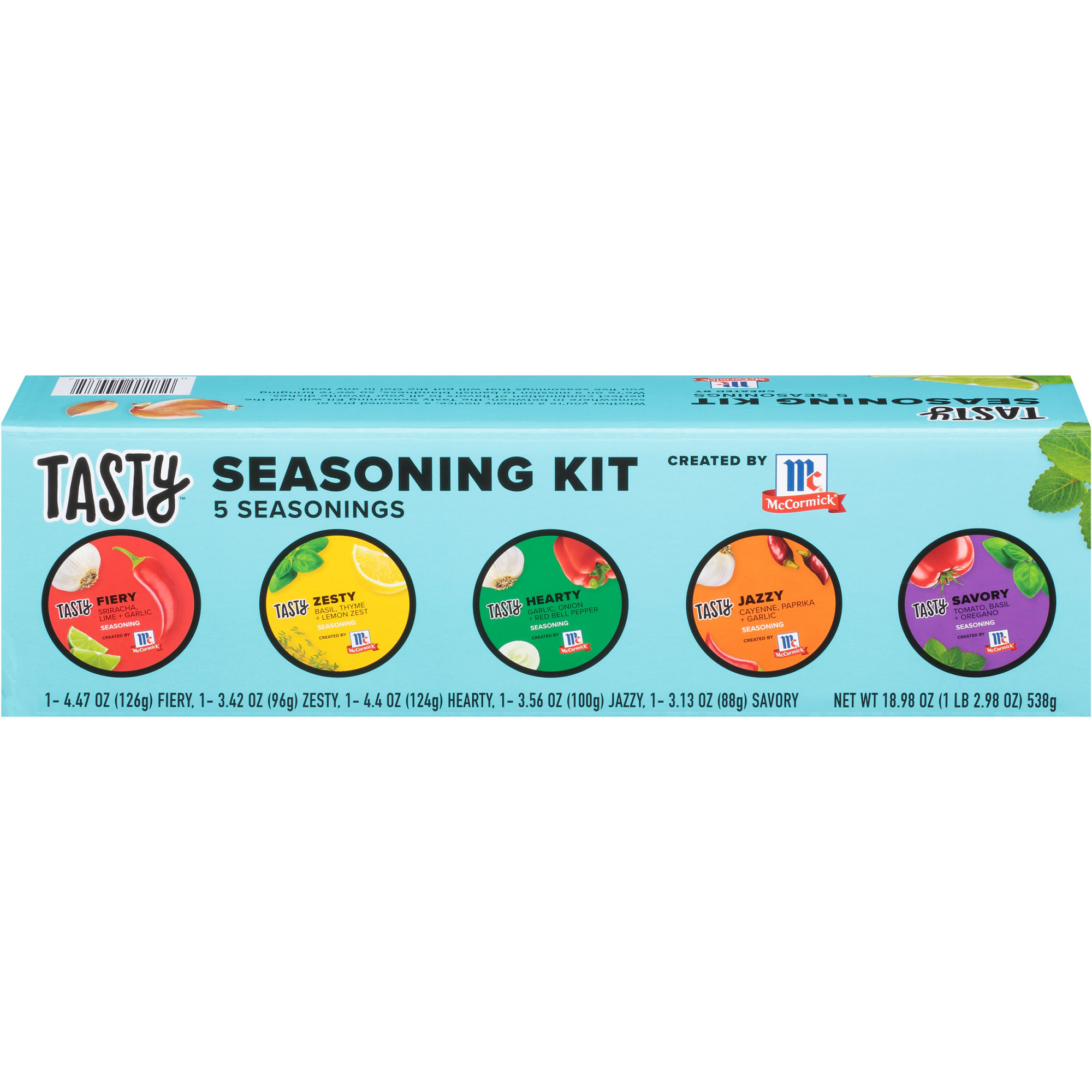 Tasty Seasoning Gift Set by McCormick Spices 5 Spice Bends Walmart