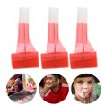 thumbnail image 2 of 40 piezas de juguetes realistas con forma de lengua de rana: sopladores de plástico con forma de lagarto para fiestas de cumpleaños, silbato, suministros para niños, accesorios de celebración., 2 of 7