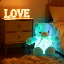 VAJUSO Plush Toy – Glowing Teddy Bear Plush Doll 50 cm Blue Home Decoration