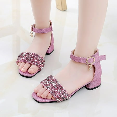 

Children Infant Kids Baby Girls Bling Sequins Dance Princess Shoes Sandals Fragarn