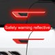 thumbnail image 5 of Pegatinas reflectantes de seguridad para advertencia de coche, pegatinas personalizadas para decoración de carrocería, aptas para todos los modelos (rojo), 5 of 5