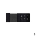 thumbnail image 1 of Elastic Bra Extender with 2 Hooks Clip-On Strap, Soft, Steel Material, White or Black-b-, 1 of 9