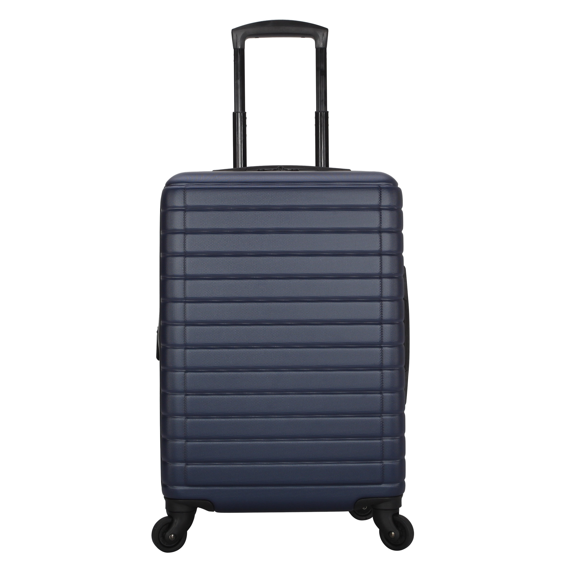 Protégé Vacationer 20-inch Carry-on Expandable Hardside Luggage Suitcase With 360-Spinner Wheels and Divider Pockets, Navy Cove