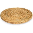 thumbnail image 5 of Mantel Individual redondo de cuerda de cáñamo, aislamiento tejido de paja de cáñamo, posavasos grueso, aislamiento de mesa (8 pulgadas), 2 uds. Sailing  Electrónica, 5 of 5