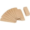 thumbnail image 4 of 45 pc Paper Cardboard boxes Essential Oil Packing box Gift box Rectangle Sandy Brown 9.1x3.7x3.6cm Unfold: 18.6x7.2x0.1cm, 4 of 9