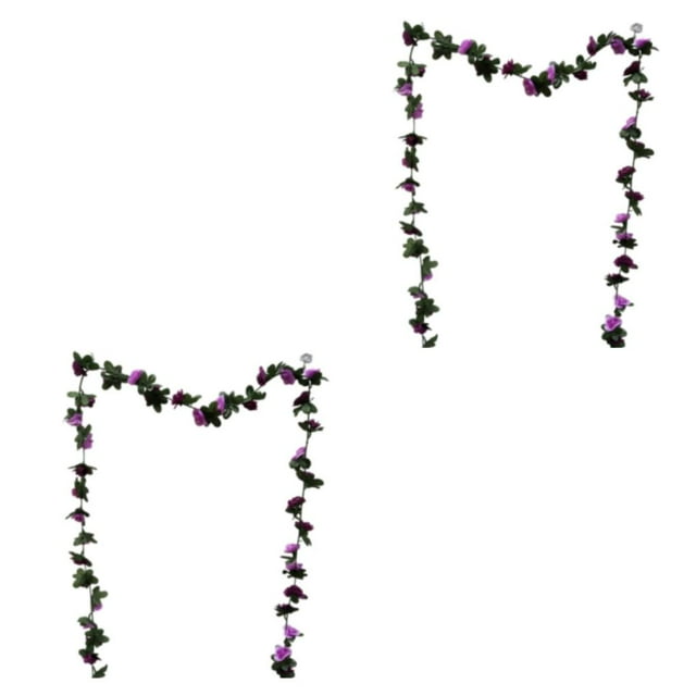 Maytalsory Romantic Atmosphere With Simulated Flower Vines For Restaurants Etc type+3 45 roses 2Set