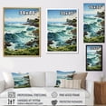 thumbnail image 4 of Designart "Coastalocean Coastal Euphony Pastoral I" Nautical & Beach Floater Framed Canvas Print, 4 of 7