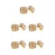 thumbnail image 3 of Guardurnaity Pendientes de tuerca, joyería elegante, regalos, estilo Simple, elegante, brillante, pendientes de tuerca para mujer, adorno de vestir para Type2 NO2 Guardurnaity CBP374557, 3 of 4