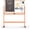 Orange- Upgraded, variant on Large Dry-Erase Rolling Magnetic Whiteboard - 48 x 32 Inches White Board Height Adjust Double Sides Mobile Portable Easel on Wheels, Dry Erase Board with Stand for Office, Home & Classroom