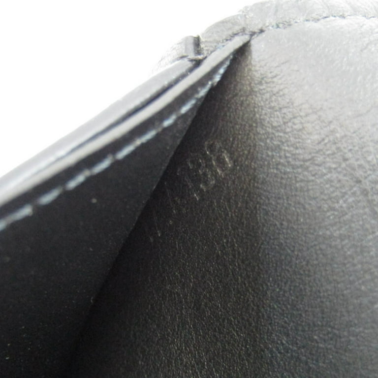 Louis Vuitton Black Monogram Shadow Leather Brazza Wallet
