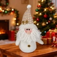 thumbnail image 5 of Christmas Table Decoration Christmas Plush Santa Figurine Xmas Tabletop Ornament for Home Kitchen Mantel Fireplace Window Sill Xmas Gift Holiday Party Decor, 5 of 5