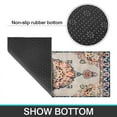 thumbnail image 7 of 2 Piece Bohemian Orange Ethnic Retro Carpet Rug Kitchen Rug Set, Decor Kitchen Rugs, Absorbent Non-Slip Washable Floor Mats, Home Indoor Runner Rugs 17"x47"+17"x30", 7 of 7