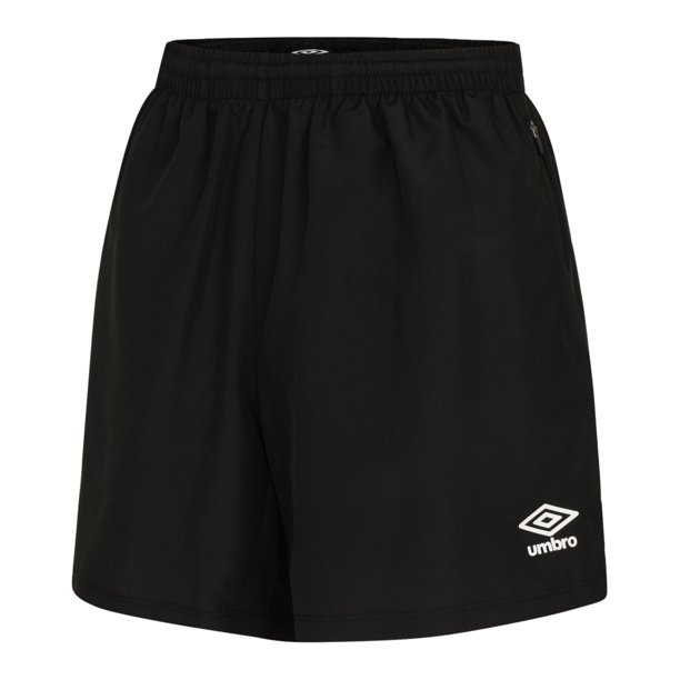 Umbro - Pantalones Cortos Club Essential Entrenamiento para Mujer (Negro)