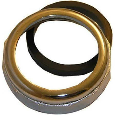 LASCO 03-1819 1-1/4-Inch Chrome Plated Slip Joint Nut with Washer