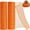 Orange, variant on GoXteam Deco Mesh Ribbon, 10 inch 10 Yards Decorative Mesh Roll for Wreath Supplies Crafts Christmas Tree Garland Easter Valentine Mardi Gras Decoration (Orange, 2 Rolls)