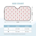 thumbnail image 3 of Bingfone Hello Rabbit Car Windshield Sunshade,Sun Foldable Sun Shield Sun Visor for Car - Medium, 3 of 8