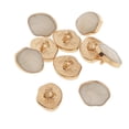 thumbnail image 1 of Abbracc 10Pc Marble Enamel Shank Buttons Metal Shank for Sewing Embellishments DIY Craft, 1 of 9