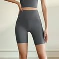 thumbnail image 2 of Sngxgn Yoga Womens Biker Shorts High Waisted Workout Yoga Shorts Soft(Grey,M), 2 of 5