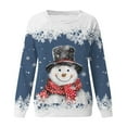 thumbnail image 3 of Kiijoy Little Girls Christmas Sweatshirt Xmas Cozy Casual Pullover Sweater, Sizes 5-6, 3 of 3
