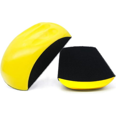 

6-Inch Sanding Mouse Hand Sander Blocks for Hook and Loop Discs Wood Furniture Restoration Home Arts Crafts(2-Pcs)