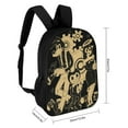 thumbnail image 2 of Bendy And The Ink Machine Backpacks 17 Inch Bookbag Casual Daypack Backpacks for Travel Camping Hiking, 2 of 8
