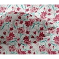 thumbnail image 4 of oneOone Viscose Chiffon Pink Fabric Leaves & Floral Artistic Fabric For Sewing Printed Craft Fabric By The Yard 42 Inch Wide, 4 of 4