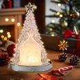 thumbnail image 5 of Christmas Tree Nativity-LED Light Christmas Tree Christmas tree house With Built-in warm color LED light for Tabletop Home Decoration,Christmas Tabletop Decoration, 5 of 6