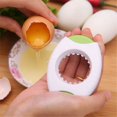 thumbnail image 2 of Abridor de huevos Huevo de cocina confiable Herramienta útil para cortar huevos, 1 pieza-verde oso de fresa Electrónica, 2 of 5