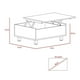 thumbnail image 2 of Mesa de centro Klik Excelsior gambia chocolate, 2 of 4