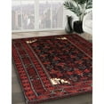 thumbnail image 3 of Ahgly Company Machine Washable Indoor Rectangle Traditional Milk Chocolate Brown Area Rugs, 2' x 4', 3 of 7
